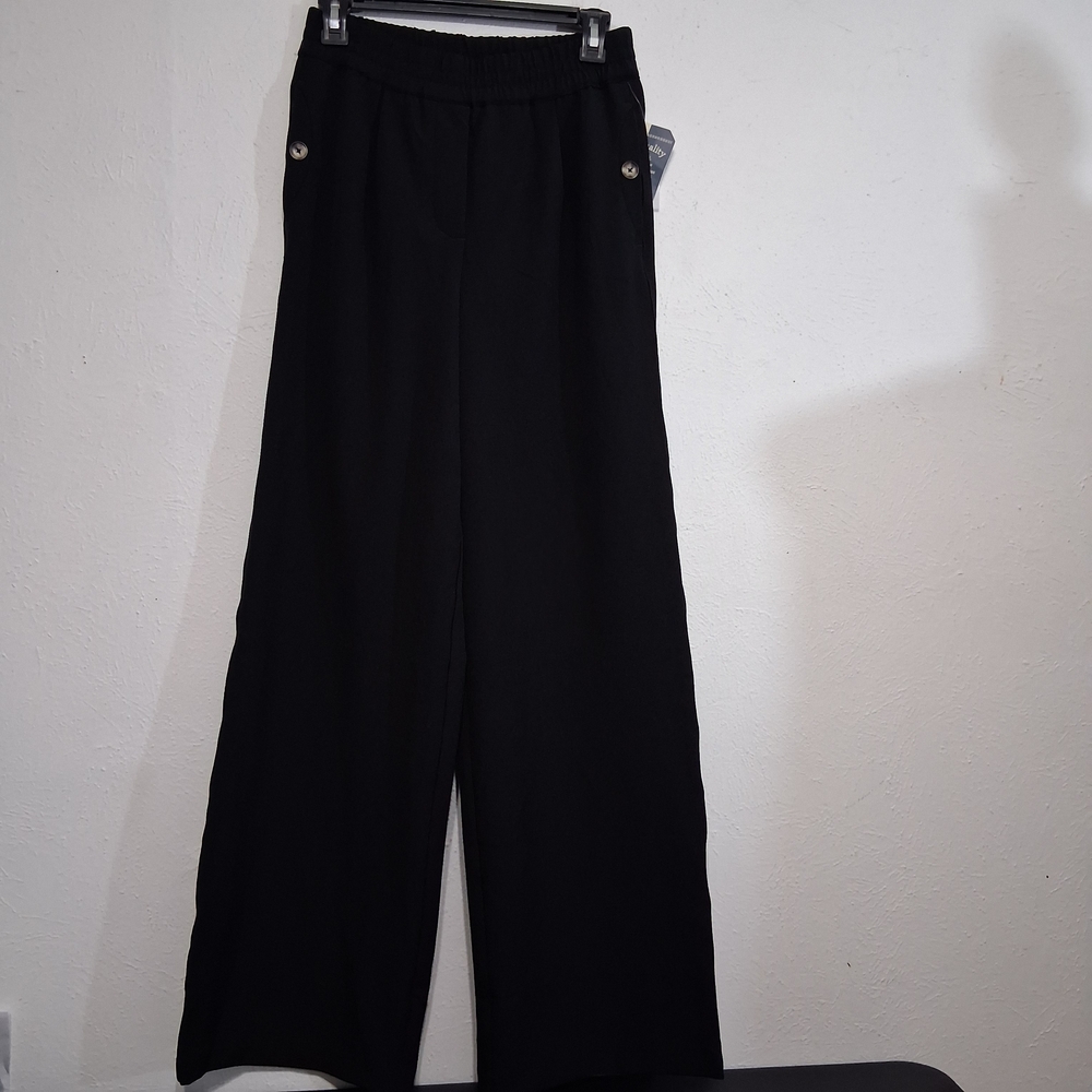 Democracy Black Wide Leg Pants